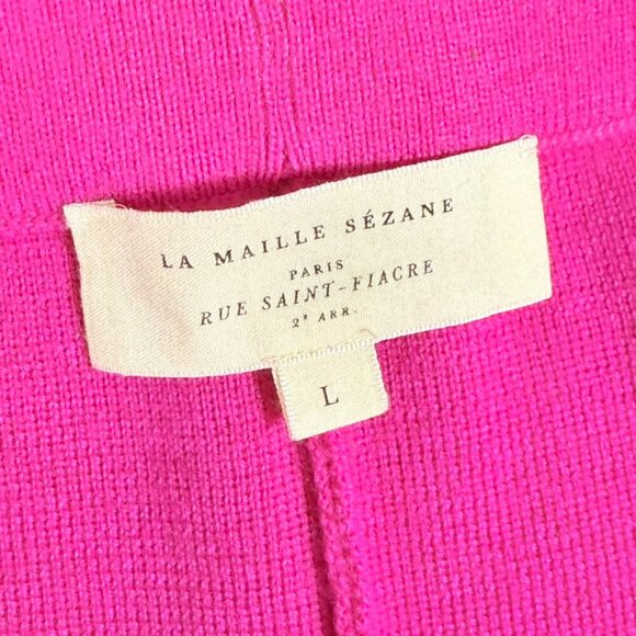 Sezane Magenta Straight Leg Pants - Picture 13 of 15